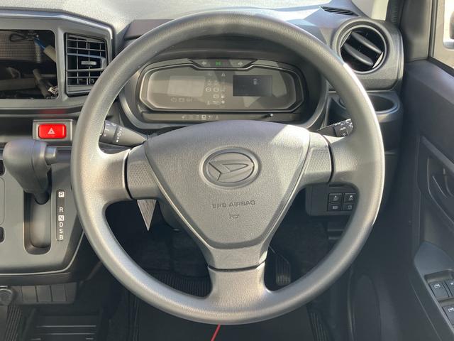 ミライースL SAIII13インチフルホイールキャップ マルチリフレクターハロゲンヘッドランプ 可倒式ドアミラー 自発光式デジタルメーターアンバーイルミネーションメーター マニュアルエアコン(ダイヤル式) キーレスエントリー(静岡県)の中古車