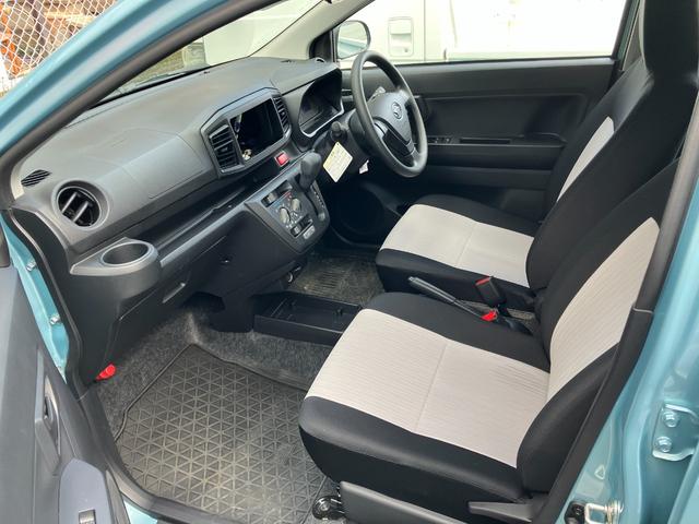 ミライースＬ　ＳＡIII１３インチフルホイールキャップ　マルチリフレクターハロゲンヘッドランプ　可倒式ドアミラー　自発光式デジタルメーターアンバーイルミネーションメーター　マニュアルエアコン（ダイヤル式）　キーレスエントリー（静岡県）の中古車