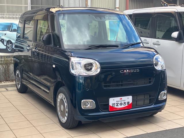 ムーヴキャンバスセオリーＧ１４インチフルホイールキャップ　ＬＥＤヘッドランプ　ＬＥＤフォグランプ　ホっとカップホルダー　両側パワースライドドア　キーフリーシステム　プッシュボタンスタート　ＵＶカットガラス（静岡県）の中古車