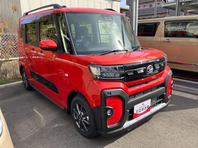 タントファンクロス14インチアルミホイール 大型エアロバンパー フルLEDヘッドランプ オート格納式カラードドアミラー 両側パワースライドドア キーフリーシステム プッシュボタンスタート(静岡県)の中古車