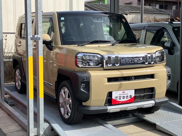 タフトＧターボ　クロムベンチャー１５インチアルミホイール（シルバー塗装）　オートレベリング機能付フルＬＥＤヘッドランプ　ＬＥＤフォグランプ　本革巻ステアリングホイール　本革巻インパネセンターシフト（静岡県）の中古車