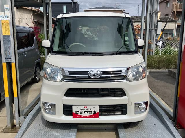 タントＸターボ　ＳＡキーフリーシステム　パワースライドドア（左側）　オートエアコン（プッシュ式）　オートライト　ハロゲンヘッドランプ　マルチインフォメーションディスプレイ（静岡県）の中古車