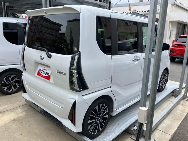 タントカスタムRS15インチアルミホイール キーフリーシステム プッシュボタンスタート オートエアコン(プッシュ式) フルLEDヘッドランプ オート格納式カラードドアミラー 本革巻ステアリングホイール(静岡県)の中古車