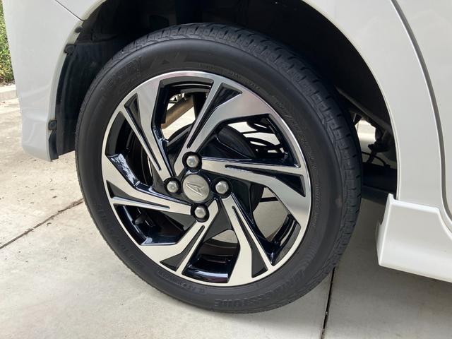 タントカスタムRS トップエディションVS SAIII15インチアルミホイール 大型エアロバンパー LEDヘッドランプ オート格納式カラードドアミラー 本革巻ステアリングホイール 両側パワースライドドア(静岡県)の中古車