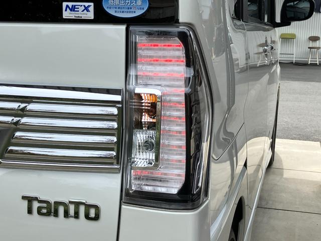 タントカスタムRS トップエディションVS SAIII15インチアルミホイール 大型エアロバンパー LEDヘッドランプ オート格納式カラードドアミラー 本革巻ステアリングホイール 両側パワースライドドア(静岡県)の中古車