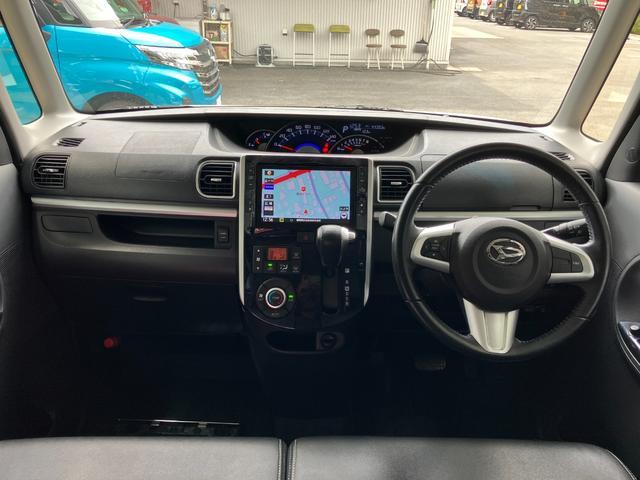 タントカスタムRS トップエディションVS SAIII15インチアルミホイール 大型エアロバンパー LEDヘッドランプ オート格納式カラードドアミラー 本革巻ステアリングホイール 両側パワースライドドア(静岡県)の中古車