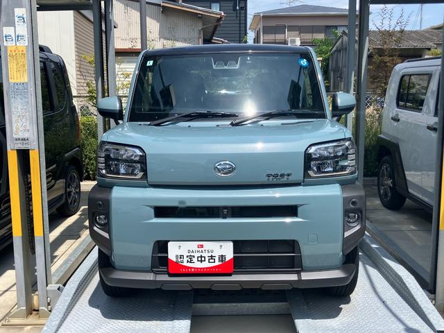 タフトＧターボ１５インチアルミホイール　オートレベリング機能付フルＬＥＤヘッドランプ　ＬＥＤフォグランプ　本革巻ステアリングホイール　本革巻インパネセンターシフト　ＴＦＴカラーマルチインフォメーションディスプレイ（静岡県）の中古車