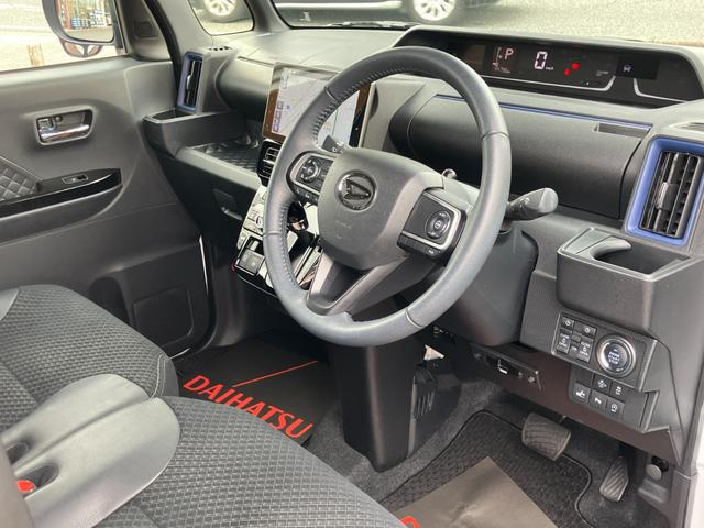 タントカスタムＲＳ１５インチアルミホイール　大型エアロバンパー　フルＬＥＤヘッドランプ　オート格納式カラードドアミラー　本革巻ステアリングホイール（静岡県）の中古車