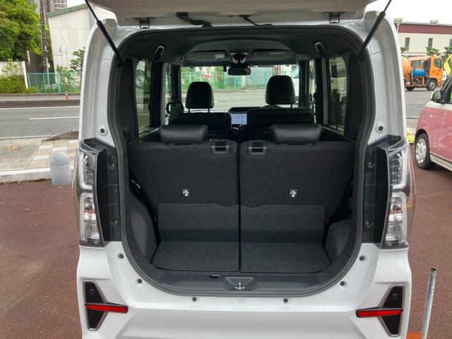 タントカスタムＲＳ１５インチアルミホイール　大型エアロバンパー　フルＬＥＤヘッドランプ　オート格納式カラードドアミラー　本革巻ステアリングホイール（静岡県）の中古車