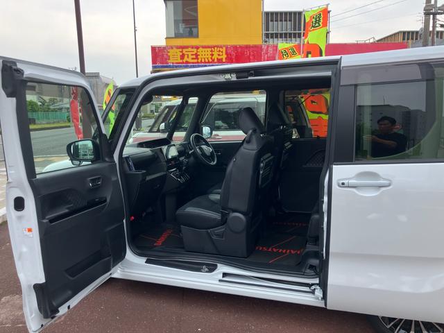 タントカスタムＲＳ１５インチアルミホイール　大型エアロバンパー　フルＬＥＤヘッドランプ　オート格納式カラードドアミラー　本革巻ステアリングホイール（静岡県）の中古車
