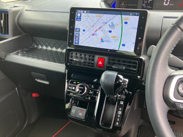 タントカスタムＲＳ１５インチアルミホイール　大型エアロバンパー　フルＬＥＤヘッドランプ　オート格納式カラードドアミラー　本革巻ステアリングホイール（静岡県）の中古車