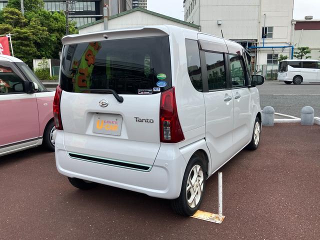 タントＸ１４インチフルホイールキャップ　フルＬＥＤヘッドランプ　オート格納式カラードドアミラー　左側パワースライドドア　ＴＦＴカラーマルチインフォメーションディスプレイ　フルファブリックシート（静岡県）の中古車