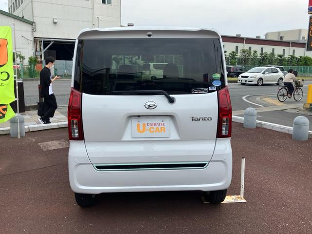 タントＸ１４インチフルホイールキャップ　フルＬＥＤヘッドランプ　オート格納式カラードドアミラー　左側パワースライドドア　ＴＦＴカラーマルチインフォメーションディスプレイ　フルファブリックシート（静岡県）の中古車