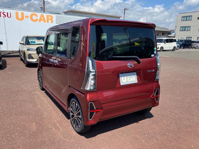 タントカスタムＲＳ１５インチアルミホイール　キーフリーシステム　プッシュボタンスタート　オートエアコン（プッシュ式）　フルＬＥＤヘッドランプ　オート格納式カラードドアミラー　本革巻ステアリングホイール（静岡県）の中古車