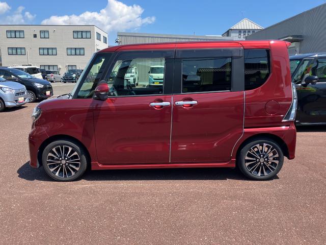 タントカスタムＲＳ１５インチアルミホイール　キーフリーシステム　プッシュボタンスタート　オートエアコン（プッシュ式）　フルＬＥＤヘッドランプ　オート格納式カラードドアミラー　本革巻ステアリングホイール（静岡県）の中古車