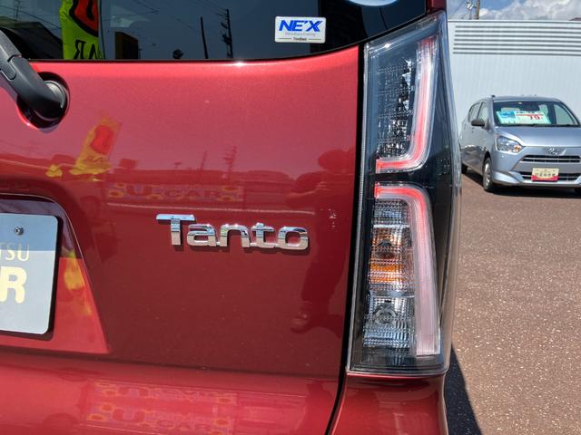 タントカスタムＲＳ１５インチアルミホイール　キーフリーシステム　プッシュボタンスタート　オートエアコン（プッシュ式）　フルＬＥＤヘッドランプ　オート格納式カラードドアミラー　本革巻ステアリングホイール（静岡県）の中古車