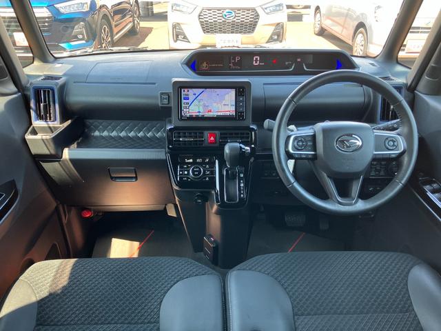 タントカスタムＲＳ１５インチアルミホイール　キーフリーシステム　プッシュボタンスタート　オートエアコン（プッシュ式）　フルＬＥＤヘッドランプ　オート格納式カラードドアミラー　本革巻ステアリングホイール（静岡県）の中古車