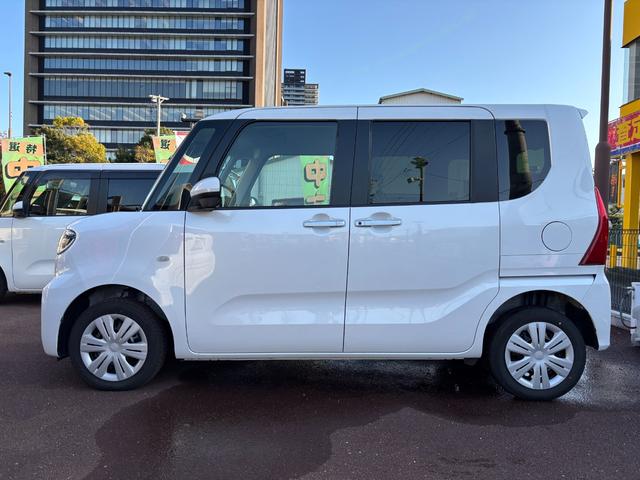 タントスローパーX14インチフルホイールキャップ フルLEDヘッドランプ オート格納式カラードドアミラー 左側パワースライドドア TFTカラーマルチインフォメーションディスプレイ フルファブリックシート(静岡県)の中古車