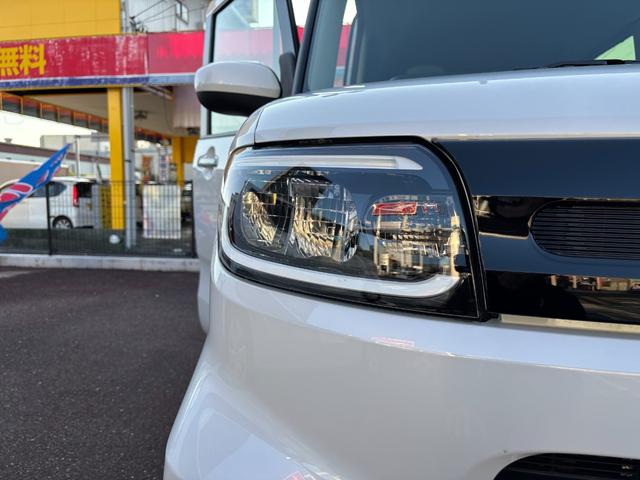 タントスローパーX14インチフルホイールキャップ フルLEDヘッドランプ オート格納式カラードドアミラー 左側パワースライドドア TFTカラーマルチインフォメーションディスプレイ フルファブリックシート(静岡県)の中古車