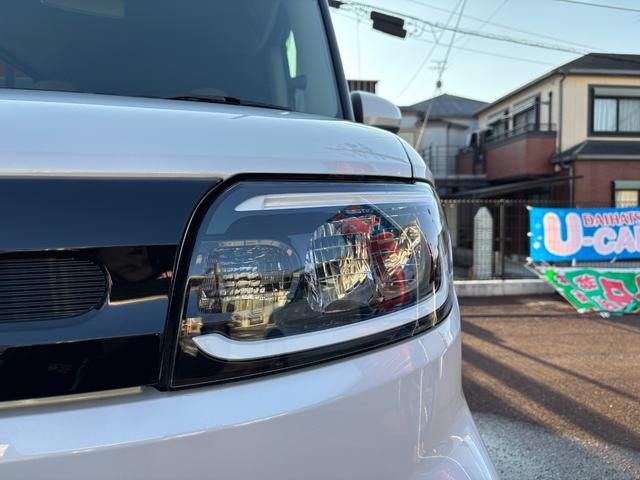 タントスローパーX14インチフルホイールキャップ フルLEDヘッドランプ オート格納式カラードドアミラー 左側パワースライドドア TFTカラーマルチインフォメーションディスプレイ フルファブリックシート(静岡県)の中古車