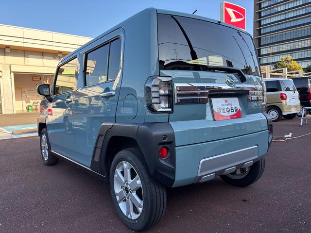 タフトG クロムベンチャーメッキドアアウターハンドル 15インチアルミホイール オートレベリング機能付フルLEDヘッドランプ LEDフォグランプ 本革巻ステアリングホイール 本革巻インパネセンターシフト(静岡県)の中古車