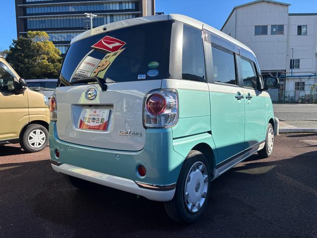 ムーヴキャンバスGメイクアップVS SAIII14インチフルホイールキャップ LEDヘッドランプ キーフリーシステム 両側パワースライドドア オートエアコン(プッシュ式) オートライト 置きラクボックス(静岡県)の中古車