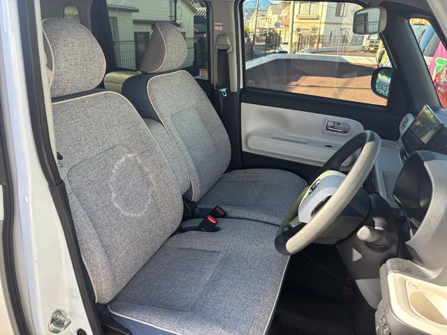 ムーヴキャンバスストライプスG14インチフルホイールキャップ LEDヘッドランプ LEDフォグランプ ホっとカップホルダー 両側パワースライドドア キーフリーシステム プッシュボタンスタート UVカットガラス(静岡県)の中古車