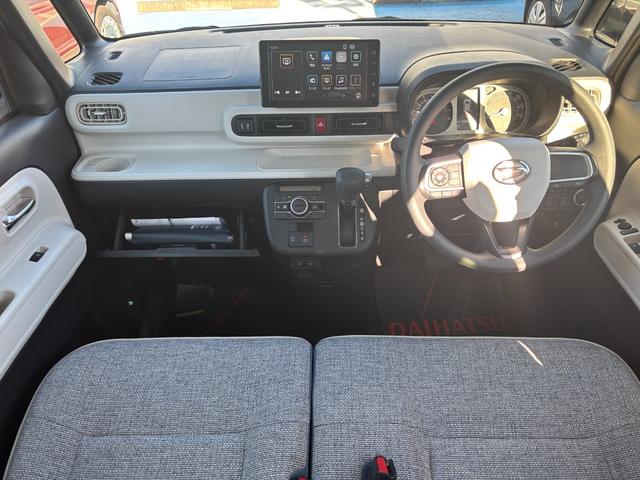 ムーヴキャンバスストライプスG14インチフルホイールキャップ LEDヘッドランプ LEDフォグランプ ホっとカップホルダー 両側パワースライドドア キーフリーシステム プッシュボタンスタート UVカットガラス(静岡県)の中古車