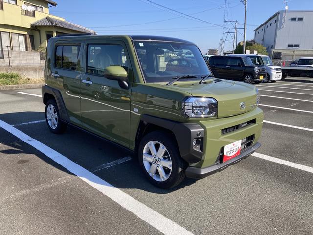 タフトＧ　ナビ付ナビ　１５インチアルミホイール　オートレベリング機能付フルＬＥＤヘッドランプ　ＬＥＤフォグランプ　本革巻ステアリングホイール　本革巻インパネセンターシフト（静岡県）の中古車