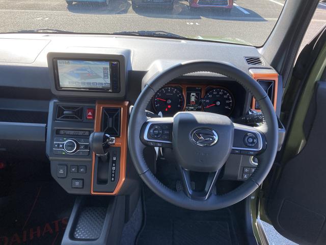 タフトＧ　ナビ付ナビ　１５インチアルミホイール　オートレベリング機能付フルＬＥＤヘッドランプ　ＬＥＤフォグランプ　本革巻ステアリングホイール　本革巻インパネセンターシフト（静岡県）の中古車