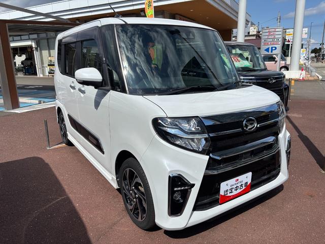 タントカスタムＲＳスタイルセレクション１５インチアルミホイール　大型エアロバンパー　フルＬＥＤヘッドランプ　オート格納式カラードドアミラー　両側パワースライドドア　ＴＦＴカラーマルチインフォメーションディスプレイ　革巻ステアリングホイール（静岡県）の中古車