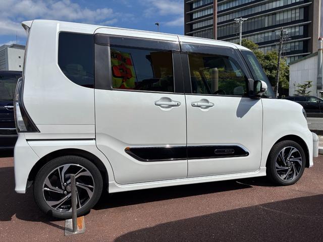 タントカスタムＲＳスタイルセレクション１５インチアルミホイール　大型エアロバンパー　フルＬＥＤヘッドランプ　オート格納式カラードドアミラー　両側パワースライドドア　ＴＦＴカラーマルチインフォメーションディスプレイ　革巻ステアリングホイール（静岡県）の中古車