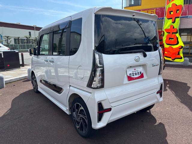 タントカスタムＲＳスタイルセレクション１５インチアルミホイール　大型エアロバンパー　フルＬＥＤヘッドランプ　オート格納式カラードドアミラー　両側パワースライドドア　ＴＦＴカラーマルチインフォメーションディスプレイ　革巻ステアリングホイール（静岡県）の中古車