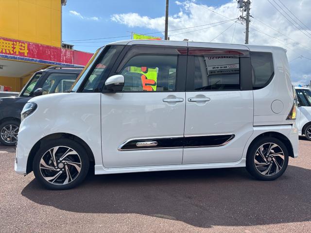 タントカスタムＲＳスタイルセレクション１５インチアルミホイール　大型エアロバンパー　フルＬＥＤヘッドランプ　オート格納式カラードドアミラー　両側パワースライドドア　ＴＦＴカラーマルチインフォメーションディスプレイ　革巻ステアリングホイール（静岡県）の中古車