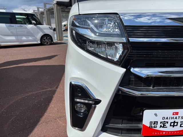 タントカスタムＲＳスタイルセレクション１５インチアルミホイール　大型エアロバンパー　フルＬＥＤヘッドランプ　オート格納式カラードドアミラー　両側パワースライドドア　ＴＦＴカラーマルチインフォメーションディスプレイ　革巻ステアリングホイール（静岡県）の中古車