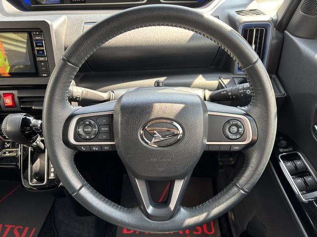 タントカスタムＲＳスタイルセレクション１５インチアルミホイール　大型エアロバンパー　フルＬＥＤヘッドランプ　オート格納式カラードドアミラー　両側パワースライドドア　ＴＦＴカラーマルチインフォメーションディスプレイ　革巻ステアリングホイール（静岡県）の中古車