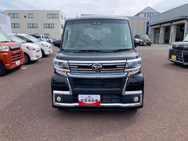 タントカスタムＲＳ　トップエディションＶＳ　ＳＡIII１５インチアルミホイール　大型エアロバンパー　ＬＥＤヘッドランプ　オート格納式カラードドアミラー　本革巻ステアリングホイール　両側パワースライドドア（静岡県）の中古車
