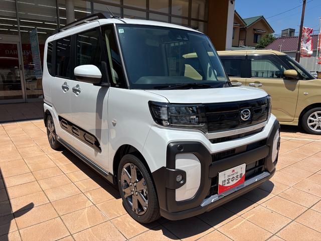 タントファンクロスターボ１５インチアルミホイール　フルＬＥＤヘッドランプ　オート格納式カラードドアミラー　両側パワースライドドア　キーフリーシステム　プッシュボタンスタート（静岡県）の中古車