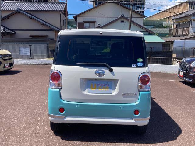 ムーヴキャンバスＸリミテッドメイクアップ　ＳＡIII１４インチフルホイールキャップ　キーフリーシステム　両側パワースライドドア　オートエアコン（プッシュ式）　オートライト　置きラクボックス（静岡県）の中古車