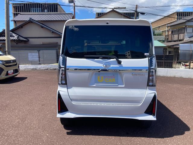 タントカスタムＲＳ１５インチアルミホイール　キーフリーシステム　プッシュボタンスタート　オートエアコン（プッシュ式）　フルＬＥＤヘッドランプ　オート格納式カラードドアミラー　本革巻ステアリングホイール（静岡県）の中古車