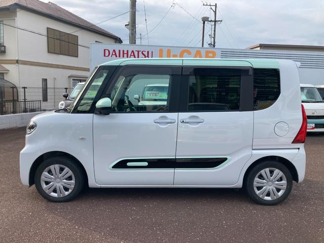 タントＸ１４インチフルホイールキャップ　フルＬＥＤヘッドランプ　オート格納式カラードドアミラー　左側パワースライドドア　ＴＦＴカラーマルチインフォメーションディスプレイ　フルファブリックシート（静岡県）の中古車