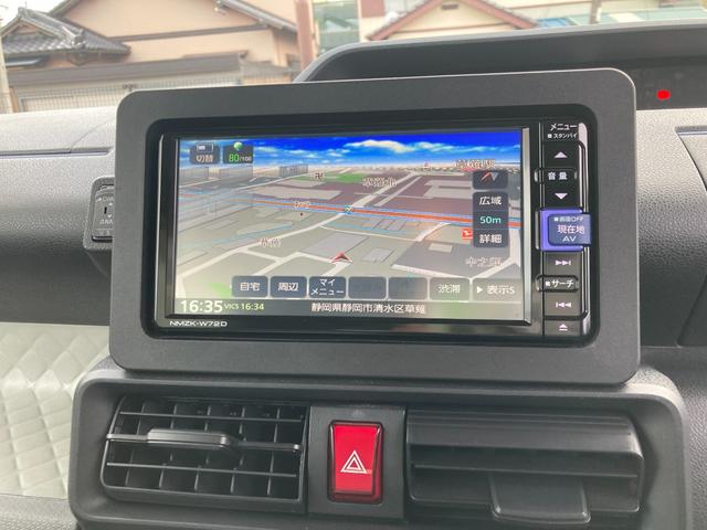 タントＸ１４インチフルホイールキャップ　フルＬＥＤヘッドランプ　オート格納式カラードドアミラー　左側パワースライドドア　ＴＦＴカラーマルチインフォメーションディスプレイ　フルファブリックシート（静岡県）の中古車