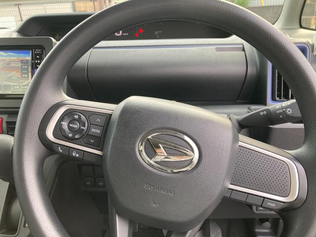 タントＸ１４インチフルホイールキャップ　フルＬＥＤヘッドランプ　オート格納式カラードドアミラー　左側パワースライドドア　ＴＦＴカラーマルチインフォメーションディスプレイ　フルファブリックシート（静岡県）の中古車