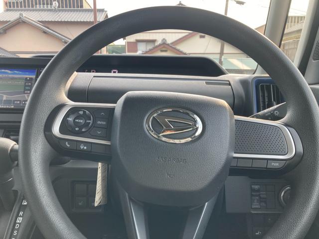 タントＸ１４インチフルホイールキャップ　フルＬＥＤヘッドランプ　オート格納式カラードドアミラー　左側パワースライドドア　ＴＦＴカラーマルチインフォメーションディスプレイ　フルファブリックシート（静岡県）の中古車