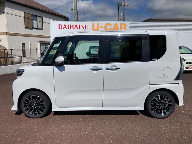 タント 中古車 カスタムＲＳ１５インチアルミホイール　キーフリーシステム　プッシュボタンスタート　オートエアコン（プッシュ式）　フルＬＥＤヘッドランプ　オート格納式カラードドアミラー　本革巻ステアリングホイール