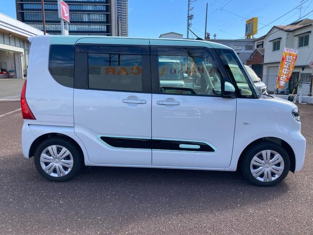タントＸ１４インチフルホイールキャップ　フルＬＥＤヘッドランプ　オート格納式カラードドアミラー　左側パワースライドドア　ＴＦＴカラーマルチインフォメーションディスプレイ　フルファブリックシート（静岡県）の中古車