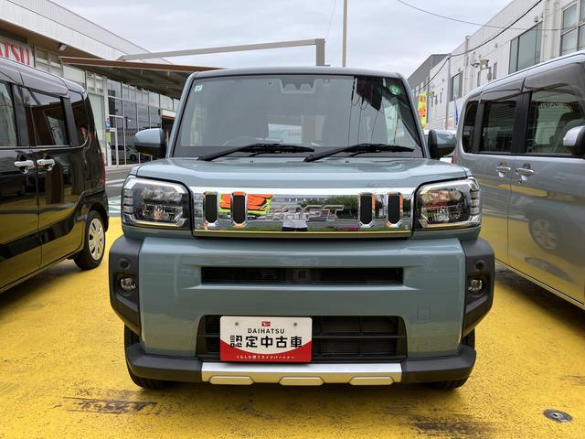 タフトＧターボ　クロムベンチャー１５インチアルミホイール（シルバー塗装）　オートレベリング機能付フルＬＥＤヘッドランプ　ＬＥＤフォグランプ　本革巻ステアリングホイール　本革巻インパネセンターシフト（静岡県）の中古車