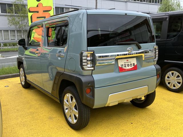 タフトＧターボ　クロムベンチャー１５インチアルミホイール（シルバー塗装）　オートレベリング機能付フルＬＥＤヘッドランプ　ＬＥＤフォグランプ　本革巻ステアリングホイール　本革巻インパネセンターシフト（静岡県）の中古車