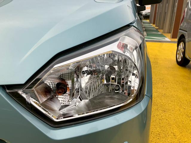 ミライースＬ　ＳＡIII１３インチフルホイールキャップ　マルチリフレクターハロゲンヘッドランプ　可倒式ドアミラー　自発光式デジタルメーターアンバーイルミネーションメーター　マニュアルエアコン（ダイヤル式）　キーレスエントリー（静岡県）の中古車