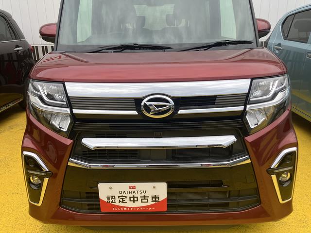 タントカスタムＲＳスタイルセレクション１５インチアルミホイール　大型エアロバンパー　フルＬＥＤヘッドランプ　オート格納式カラードドアミラー　革巻ステアリングホイール　両側パワースライドドア（静岡県）の中古車